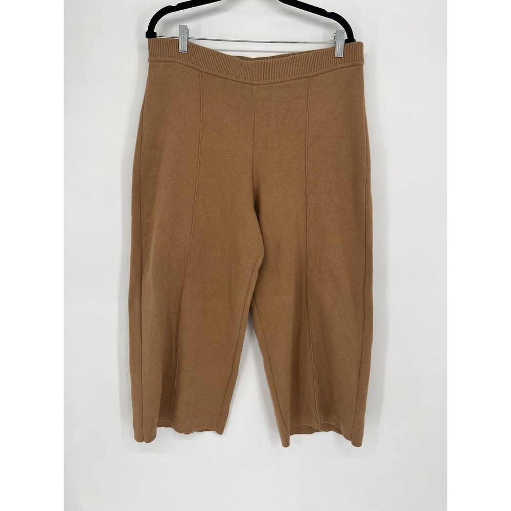 Talbots Plus Petite 1Xp‎ Carmel Sweater Knit  Pants